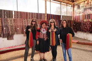 Cusco: Oficina de têxteis andinos com almoço tradicional