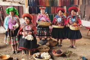 Cusco: Oficina de têxteis andinos com almoço tradicional