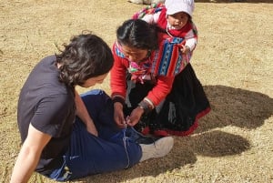 Cusco: Oficina de têxteis andinos com almoço tradicional