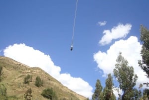 Cusco: aventura combinada de bungee jump e estilingue