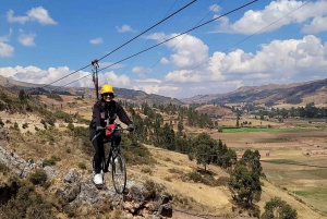Cusco: Cachimayo Adventure Circuit med skybike og rappel