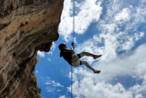 Cusco: Cachimayo Adventure Circuit med skybike og rappel