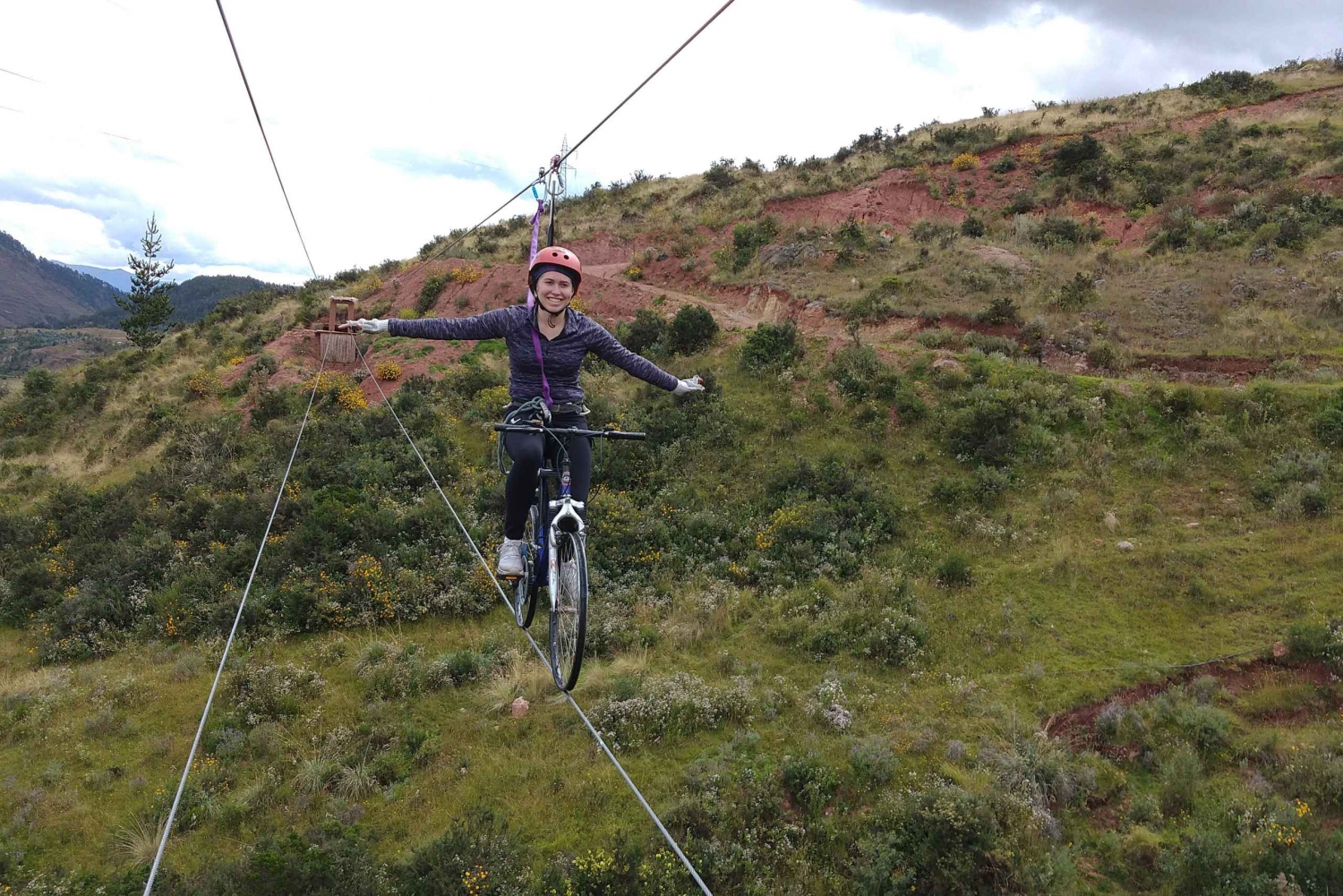 Cusco: Extreme Sky Bike and Rappelling Adventure
