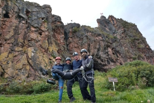Cusco: Extreme Sky Bike and Rappelling Adventure