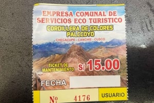 Cusco: Tour di un giorno intero della Montagna Arcobaleno di Palcoyo con formula All-Inclusive