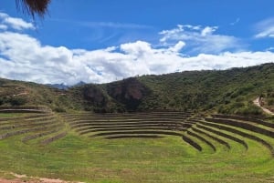 Cusco: Heldag Super Sacred Valley Super Sacred Valley Maras+Moray+Ollantaytambo + Buffé