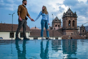 Cusco: Historic Walking Tour & Scenic Views with local drink