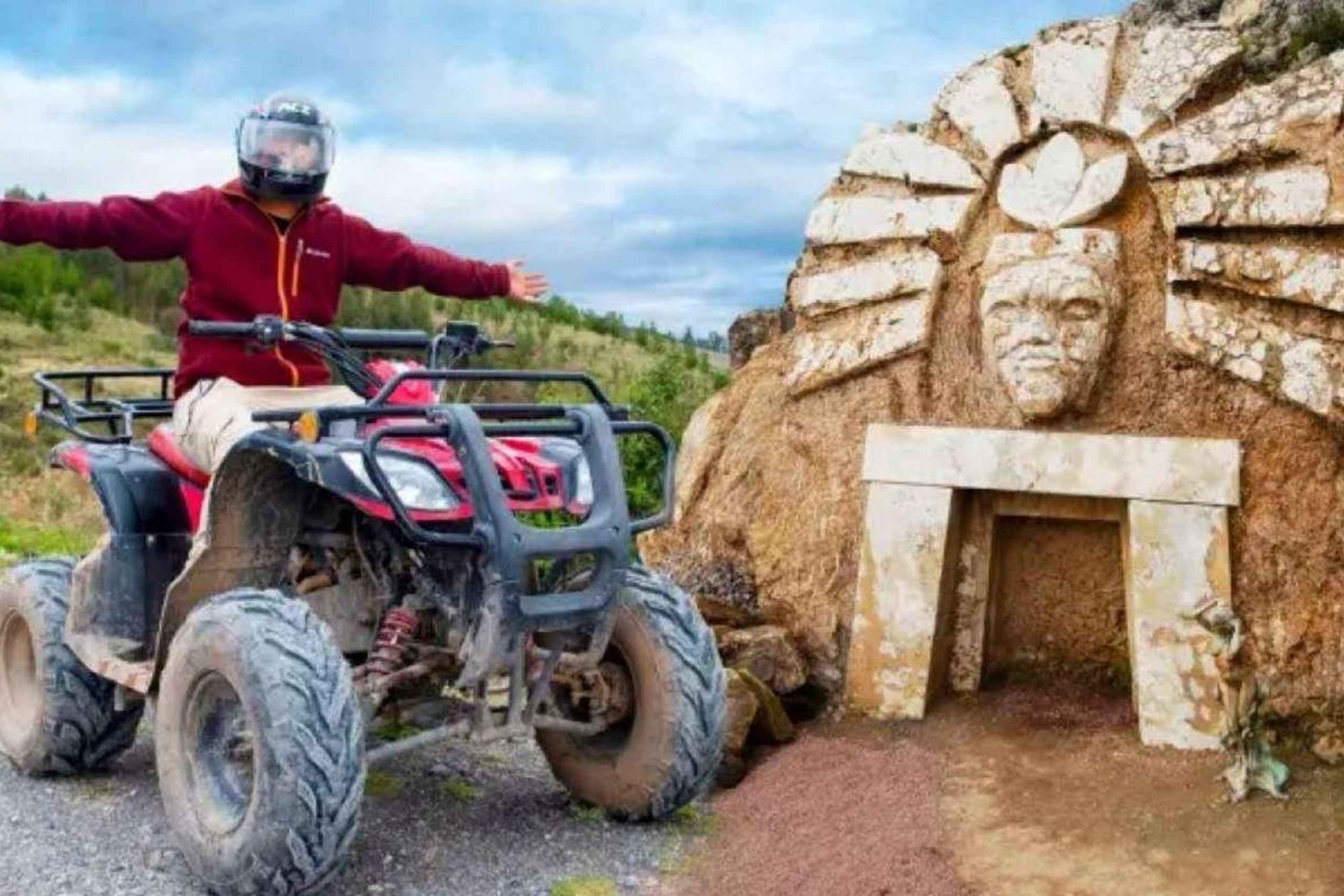 Cusco : Visite de la Morada de los Dioses en quad avec transferts