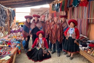 Ab Cusco: Tour nach Moray, Maras-Salzminen & Chinchero-Weber