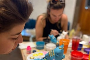 Cusco: Bemale dein eigenes Kunsthandwerk | Torito de Pucará | Anden-Lama