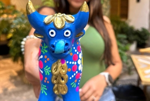 Cusco: Bemale dein eigenes Kunsthandwerk | Torito de Pucará | Anden-Lama