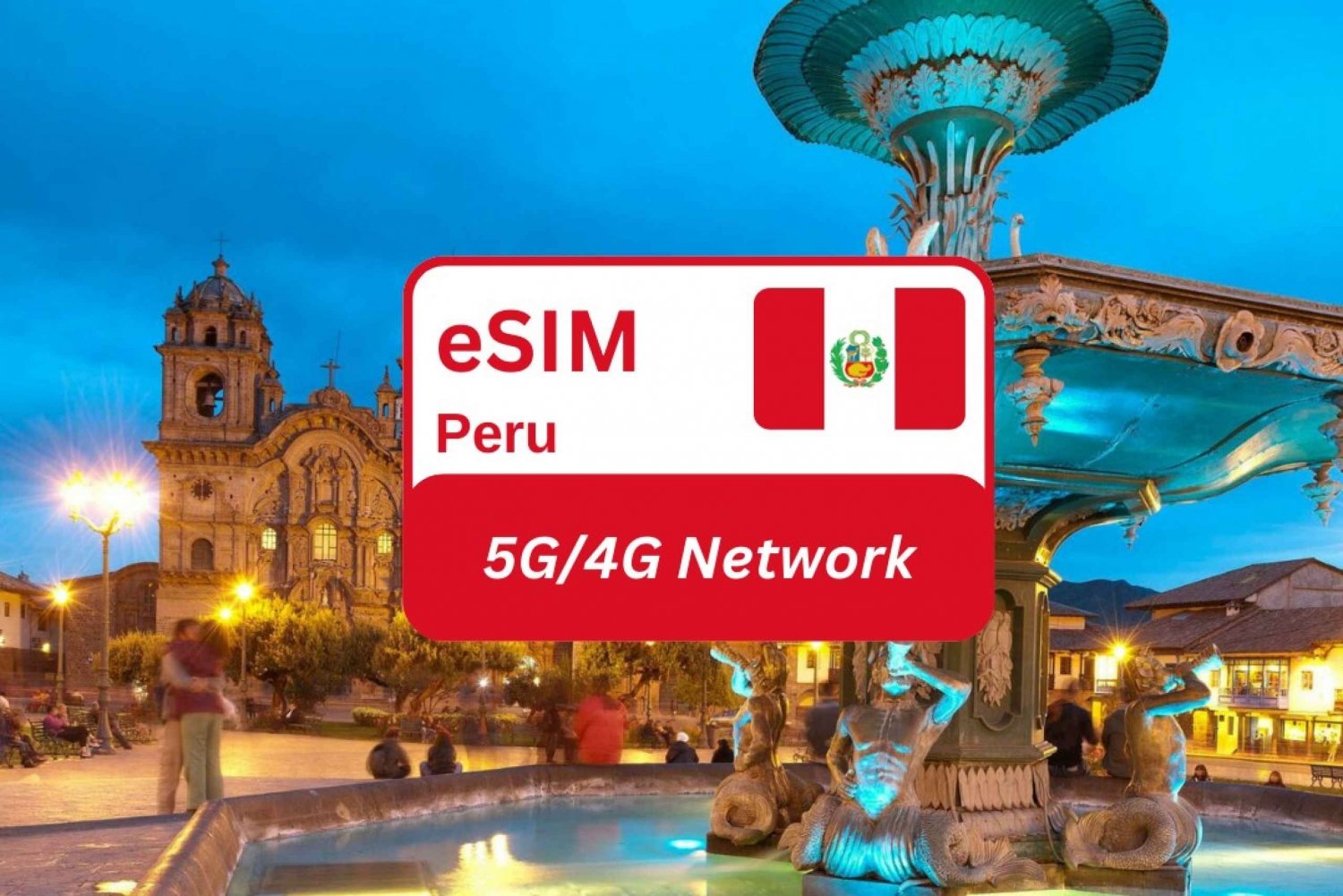 Cusco: Peru eSIM-dataplan til rejser