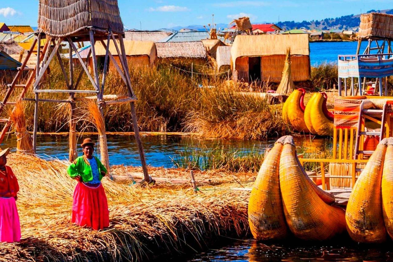 Cusco-Puno: Ausflug mit Reiseleiter zu den Inseln Uros und Taquile