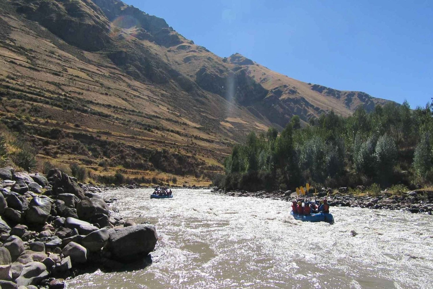 Cusco:Raften op de Urubambarivier en Zipline|Zuidvallei