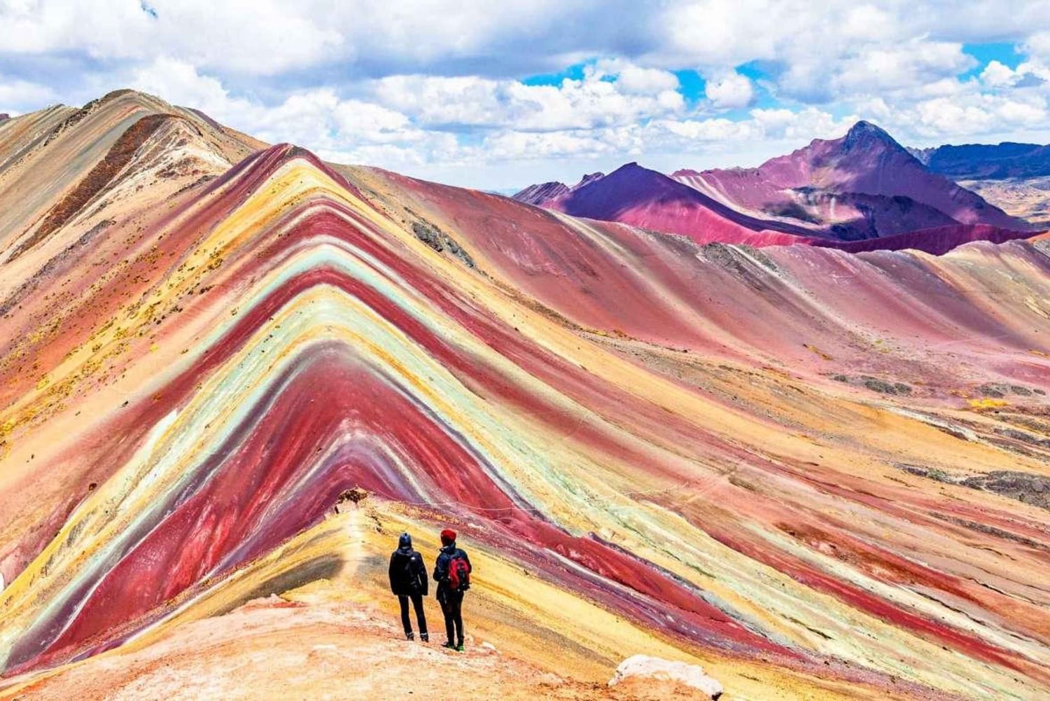 Cusco : excursion d'une journée à la montagne arc-en-ciel et à la vallée rouge (facultatif)