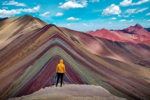 Cusco: Regnbuebjerget og Røde Dal 1-dags guidet tur med frokost