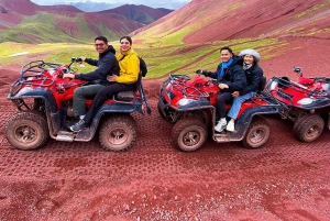 Cusco: Rainbow Mountain & Red Valley ATV Tour with meals
