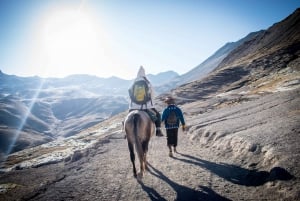 Cusco : Tour de la montagne de l'arc-en-ciel et randonnée dans la vallée rouge (en option)