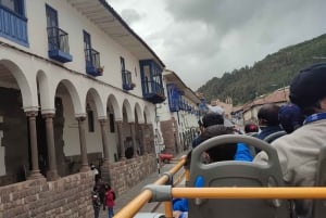 Cusco : Visite touristique de la ville en bus à toit ouvert