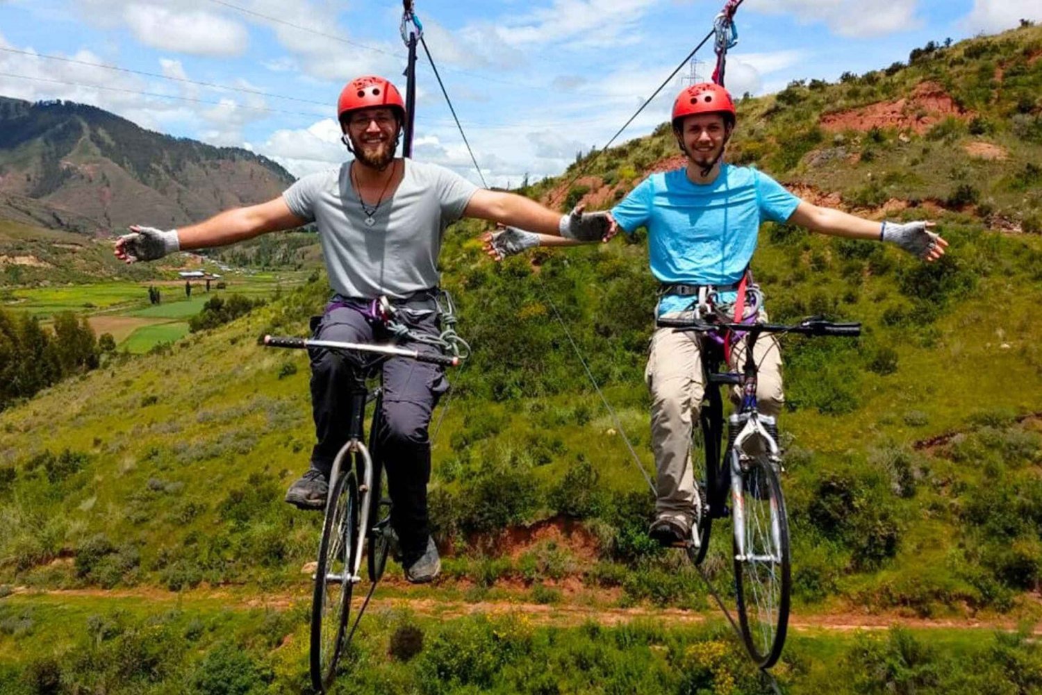 Cusco: Via Ferrata, Skybike en Rappel Avontuur