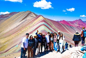 Cuzco:Rainbow Mountain Tour+Desayuno, Almuerzo y Valle Rojo