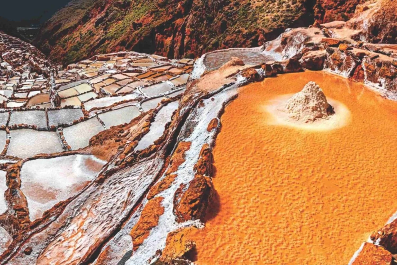 Fra Cusco: Moray Salinas de Maras og Tejedores de Chinchero