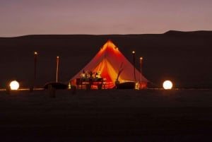 Abendessen in der Wüste - ein einzigartiges kulinarisches Erlebnis