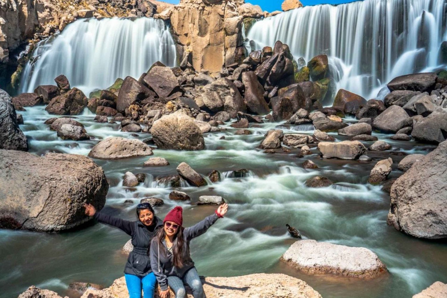 Von Arequipa aus: Straße zum Pillones-Wasserfall