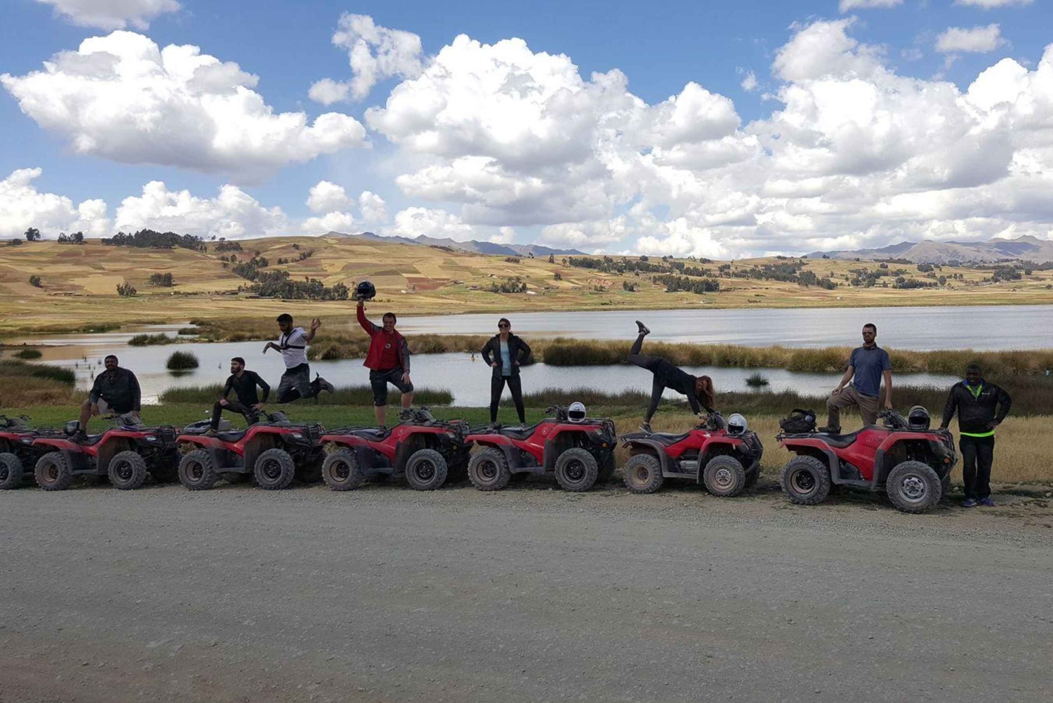 From Cusco: ATV’s tour Moray and Salt Mines of Maras.