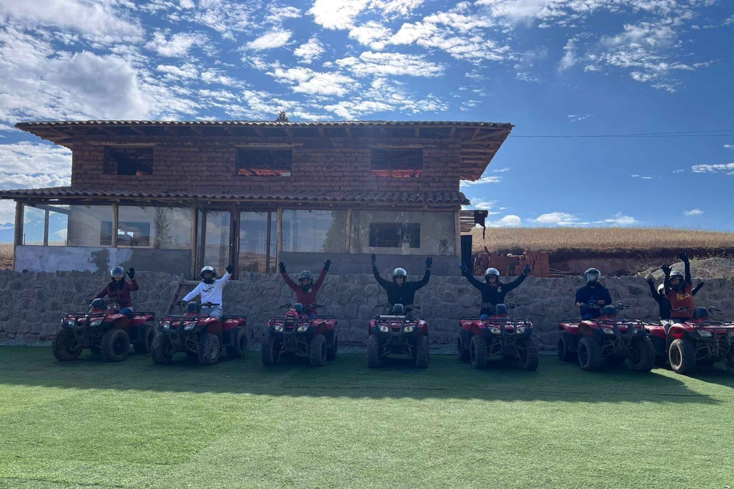 From Cusco: ATV’s tour Moray and Salt Mines of Maras.