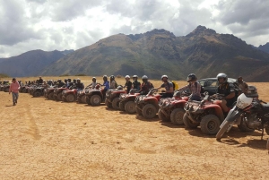 From Cusco: ATV’s tour Moray and Salt Mines of Maras.