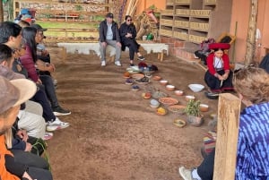 Fra Cusco: Chinchero-vævere, Moray, Maras-saltminer