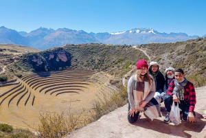 Vanuit Cusco: Chinchero-wevers, Moray, Maras-zoutmijnen