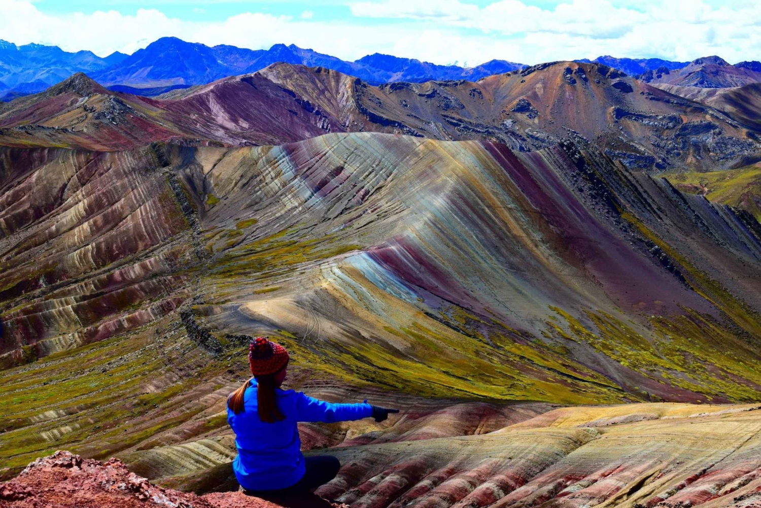 Fra Cusco: Hele dagen til Palccoyo-bjerget