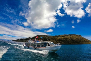 Desde Cusco : Luxery Bus Ruta del Sol-Titicaca Full Day Barco Veloz 2 Días