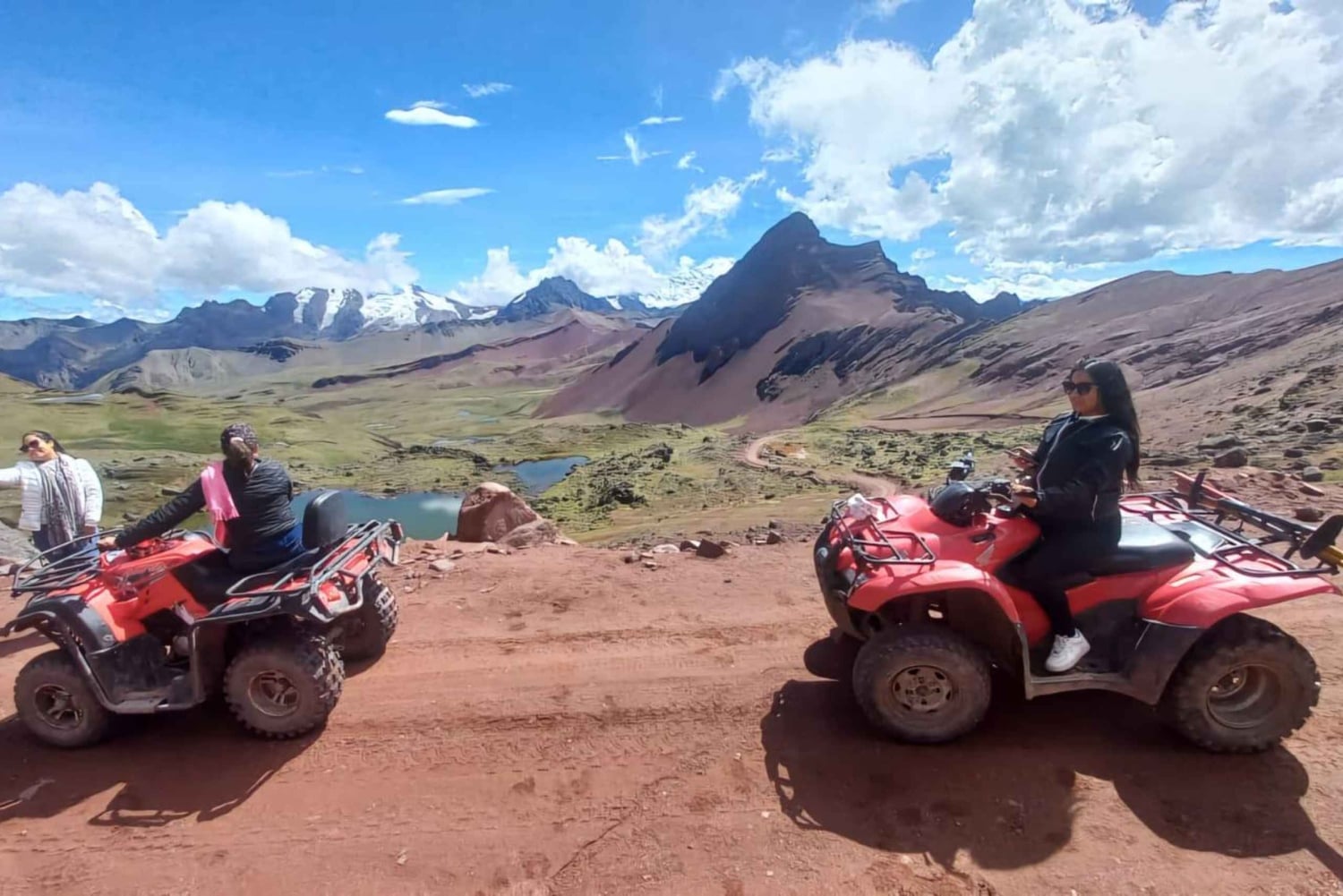 From Cusco: Mountain of colors and red valley on ATVs