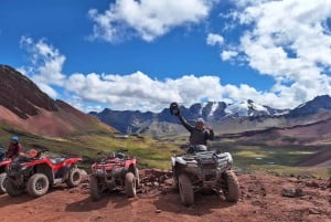 From Cusco: Mountain of colors and red valley on ATVs