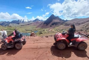 From Cusco: Mountain of colors and red valley on ATVs