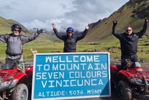 From Cusco: Mountain of colors and red valley on ATVs