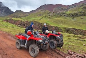 From Cusco: Mountain of colors and red valley on ATVs