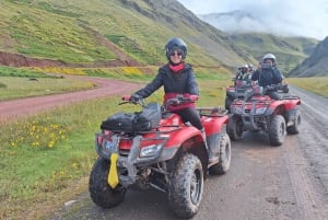 From Cusco: Mountain of colors and red valley on ATVs