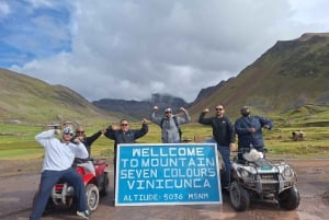 From Cusco: Mountain of colors and red valley on ATVs