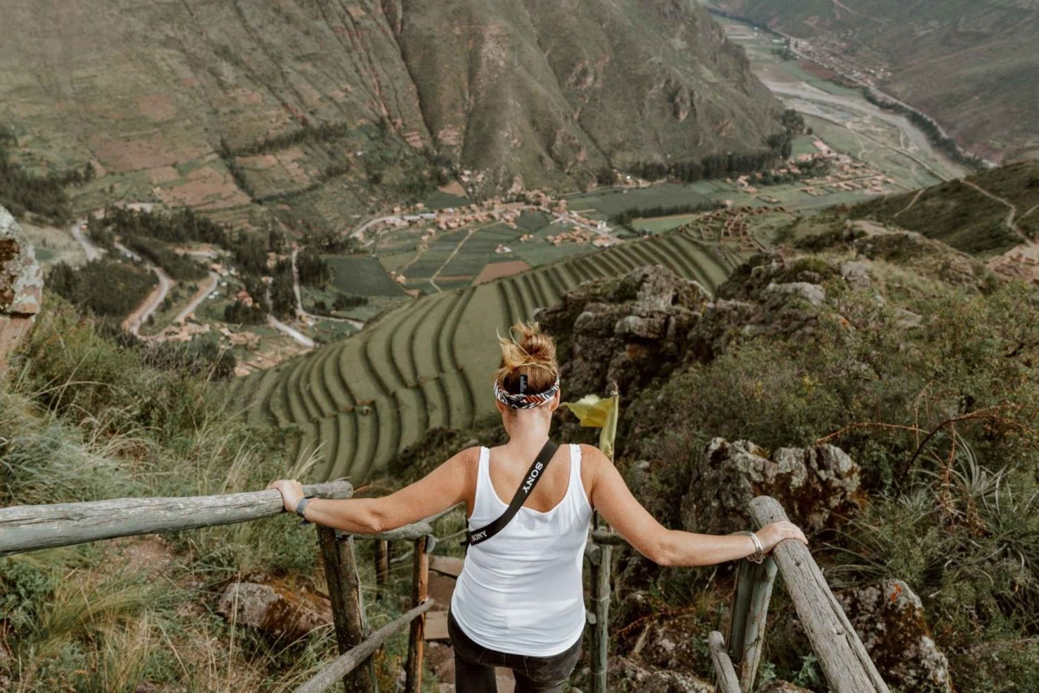 Fra Cusco: Privat dagstur til Pisac-ruinene og alpakkafarmen