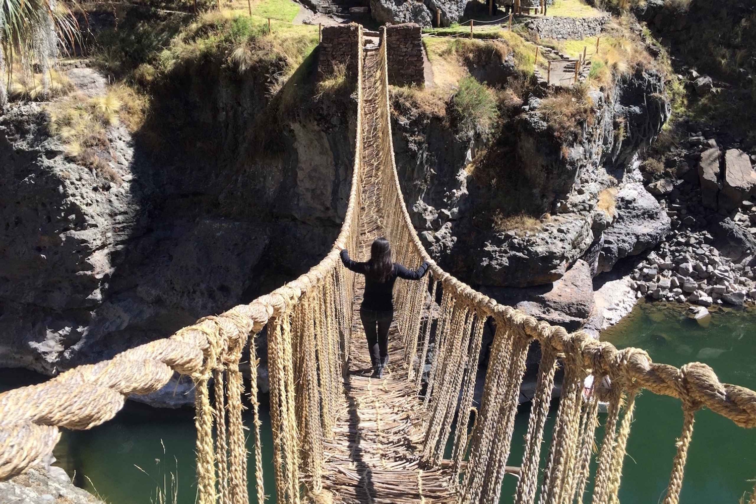 Van Cusco: Q'eswachaka-brug en 4 lagunes-dagtour