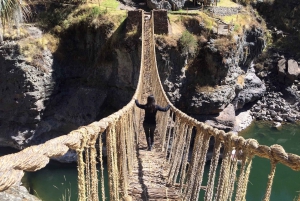Van Cusco: Q'eswachaka-brug en 4 lagunes-dagtour