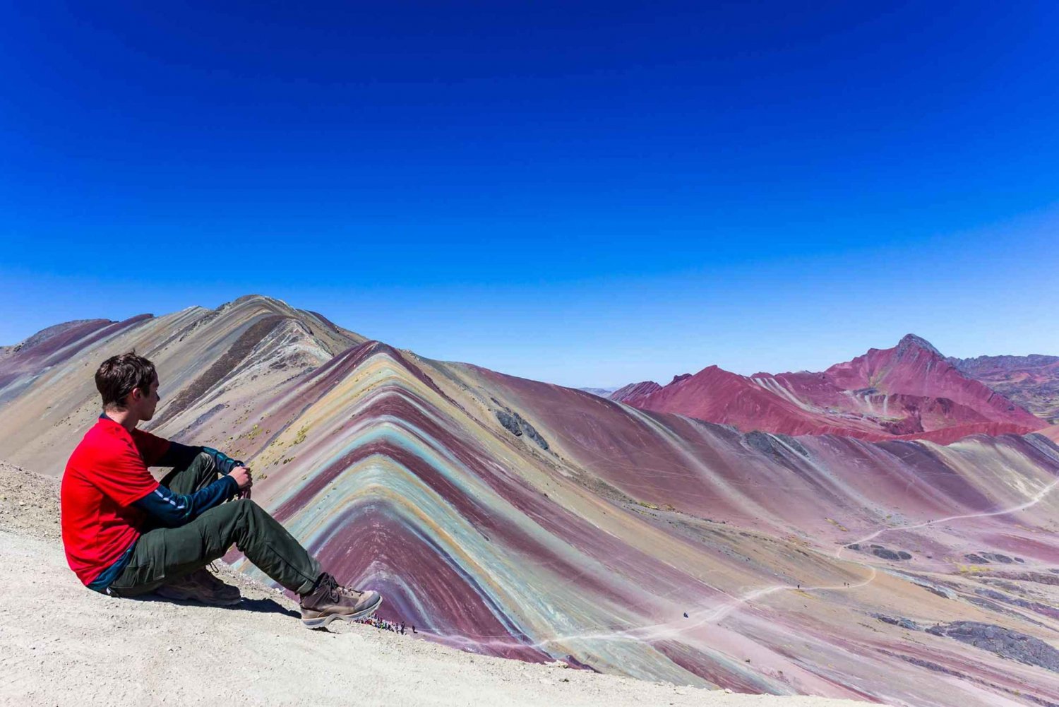Depuis Cusco : Visite facultative de la montagne de l'arc-en-ciel et de la vallée rouge