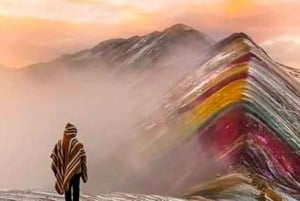 Från Cusco: Rainbow Mountain och Red Valley tillvalstur