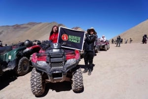 Fra Cusco: ATV til Rainbow Mountain eller Red Valley med måltid