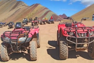 From Cusco: Rainbow Mountain in ATV Quad Bikes + meals