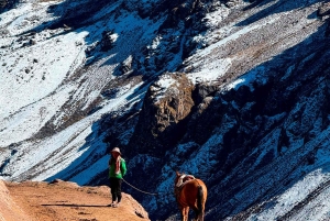 From Cusco: Rainbow Mountain Tour with late departure and lunch